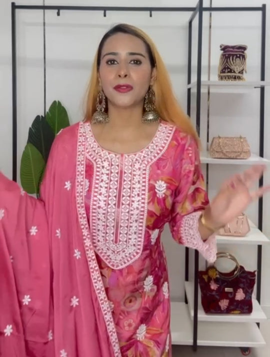 Premium floral Suit Set