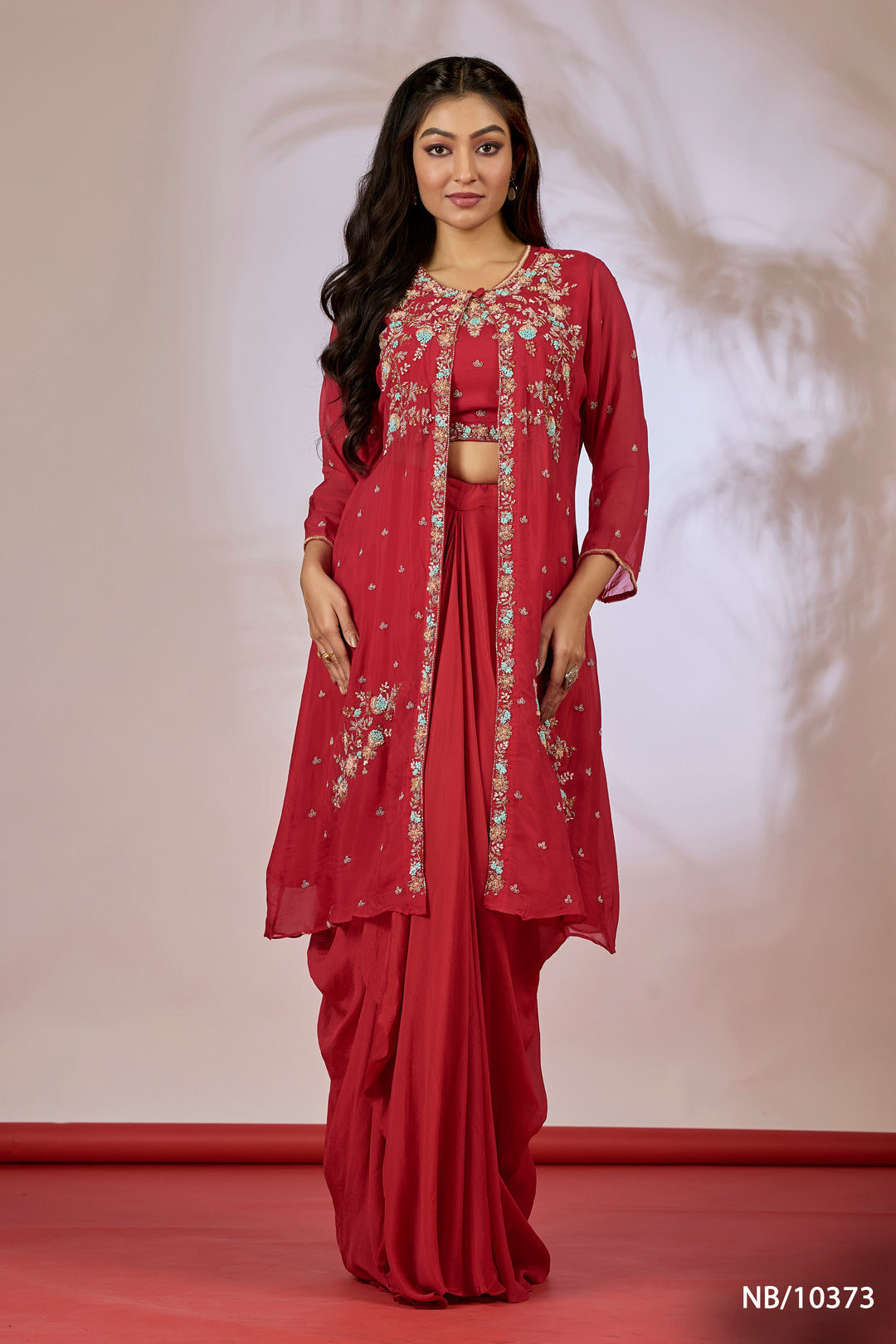 Premium Handwork Pure Fabric heavy Indo-Western