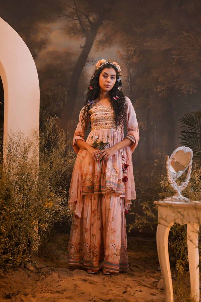Premium Festive Sharara Suit Set