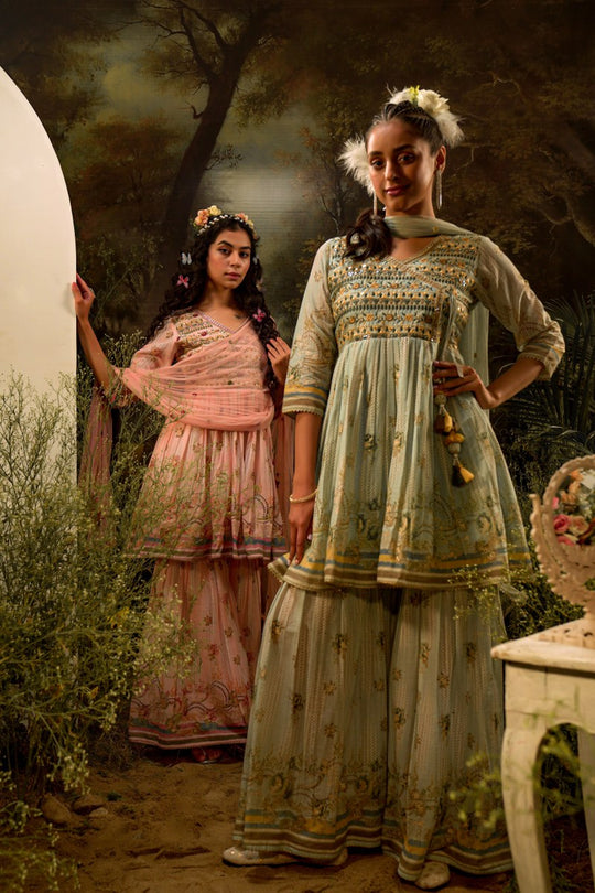 Premium Festive Sharara Suit Set
