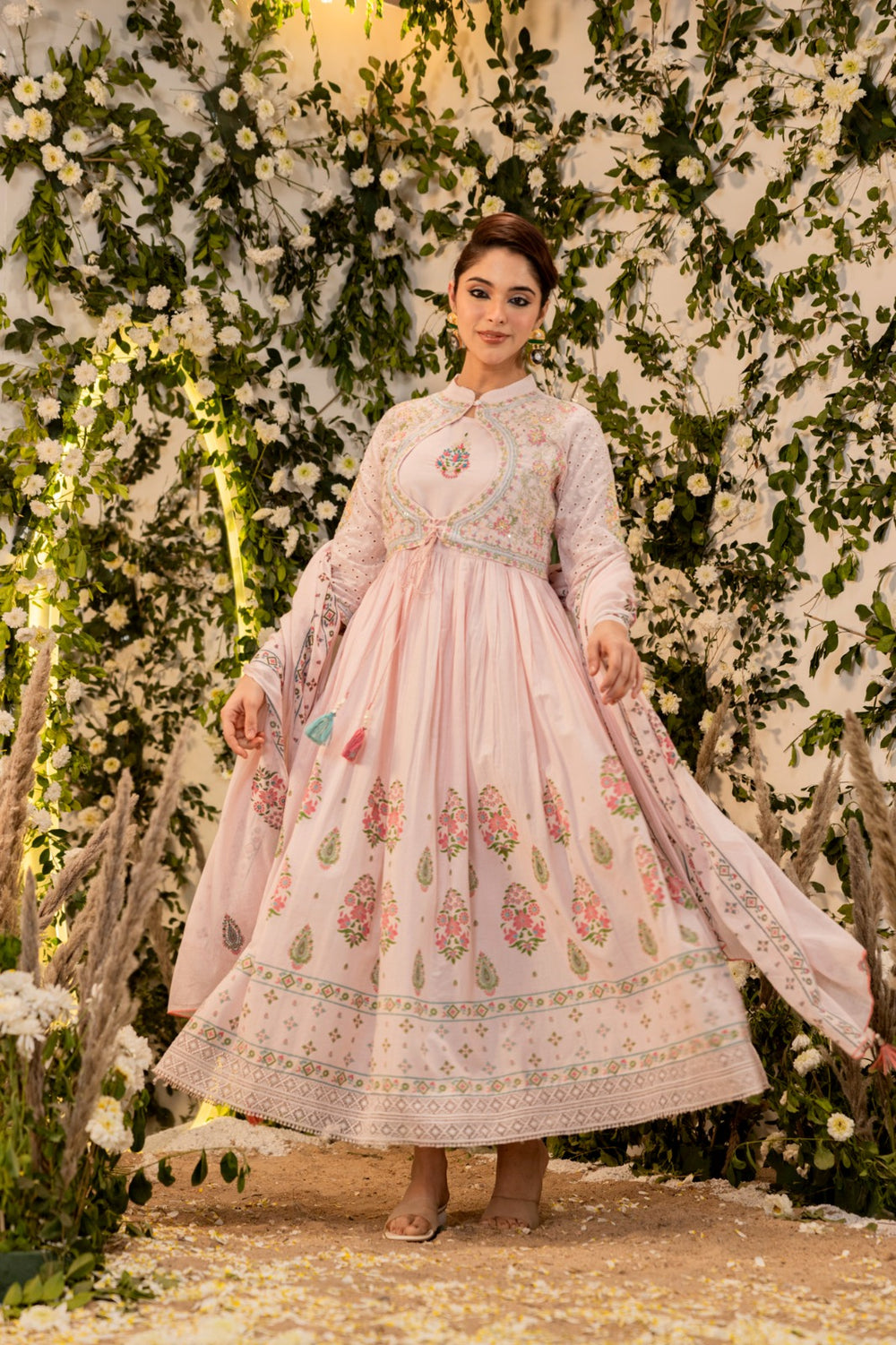Pink Elegant Anarkali Dress