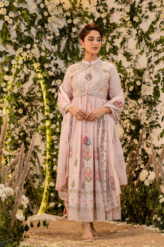Pink Elegant Anarkali Dress