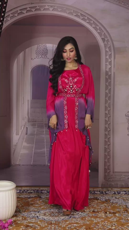 Pure Crepe Handwork Premium Indowestern