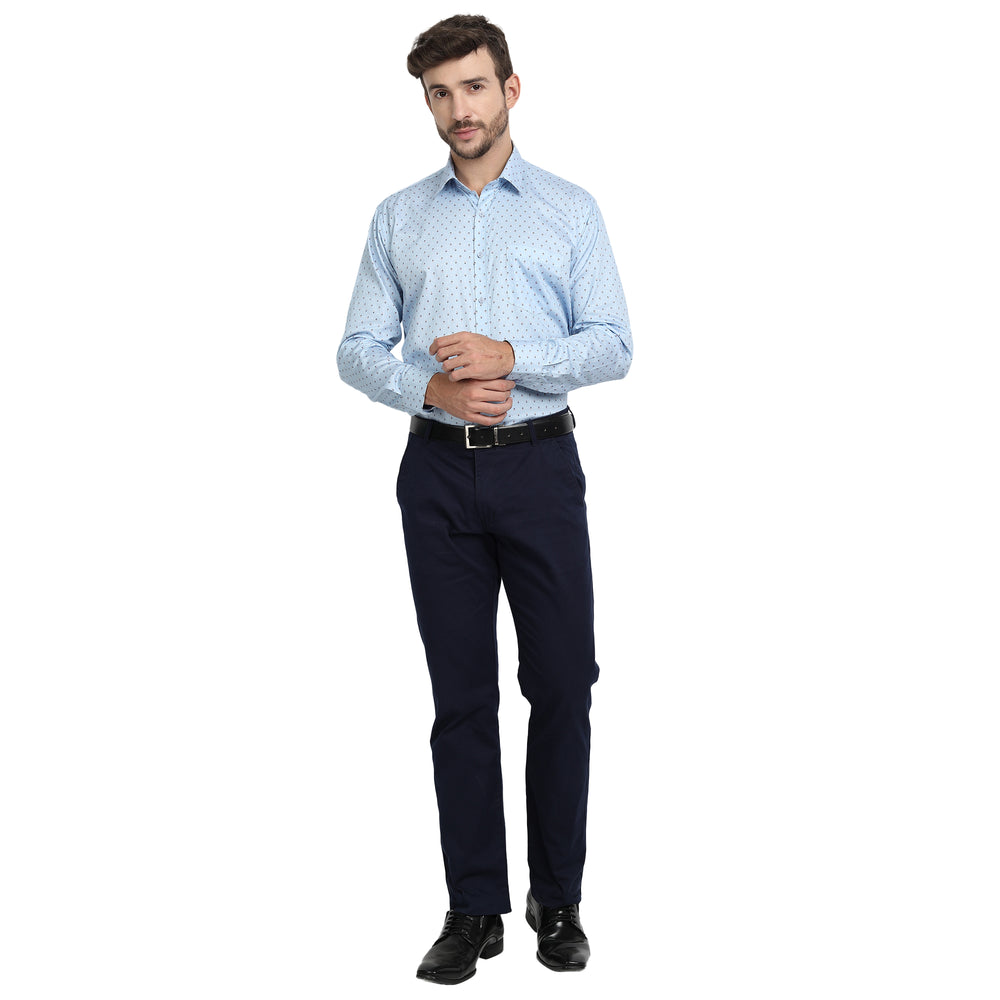 Shirt - Premium Cotton - Sky Blue Pebble