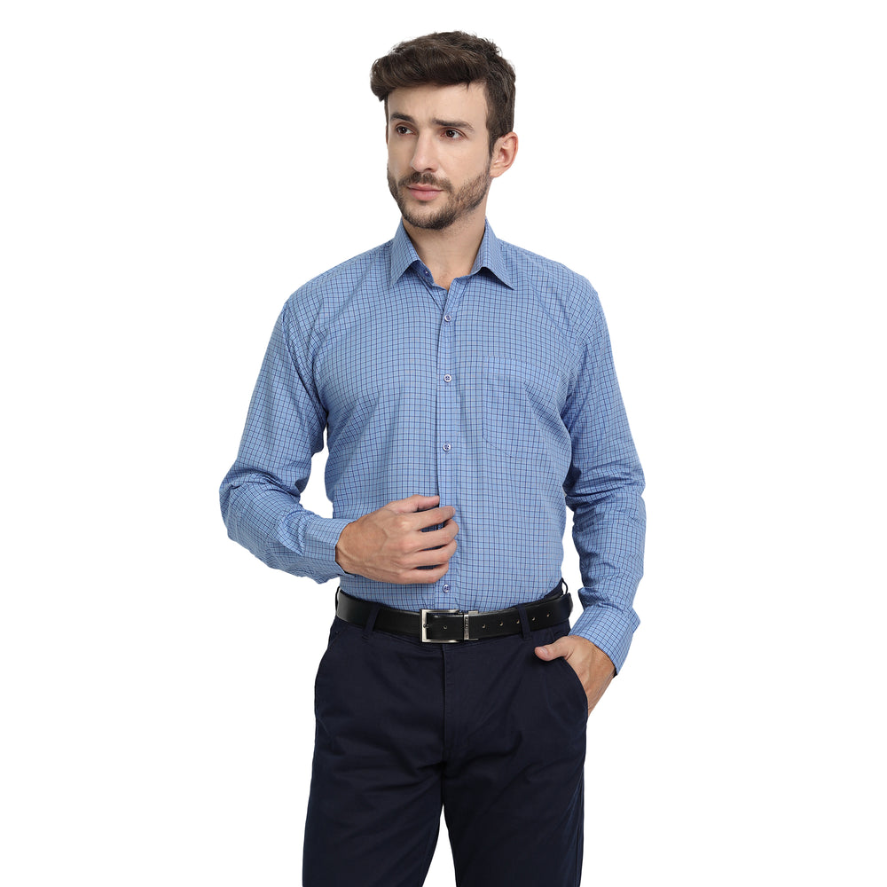 Shirt - Premium Supima Cotton - Blue Check