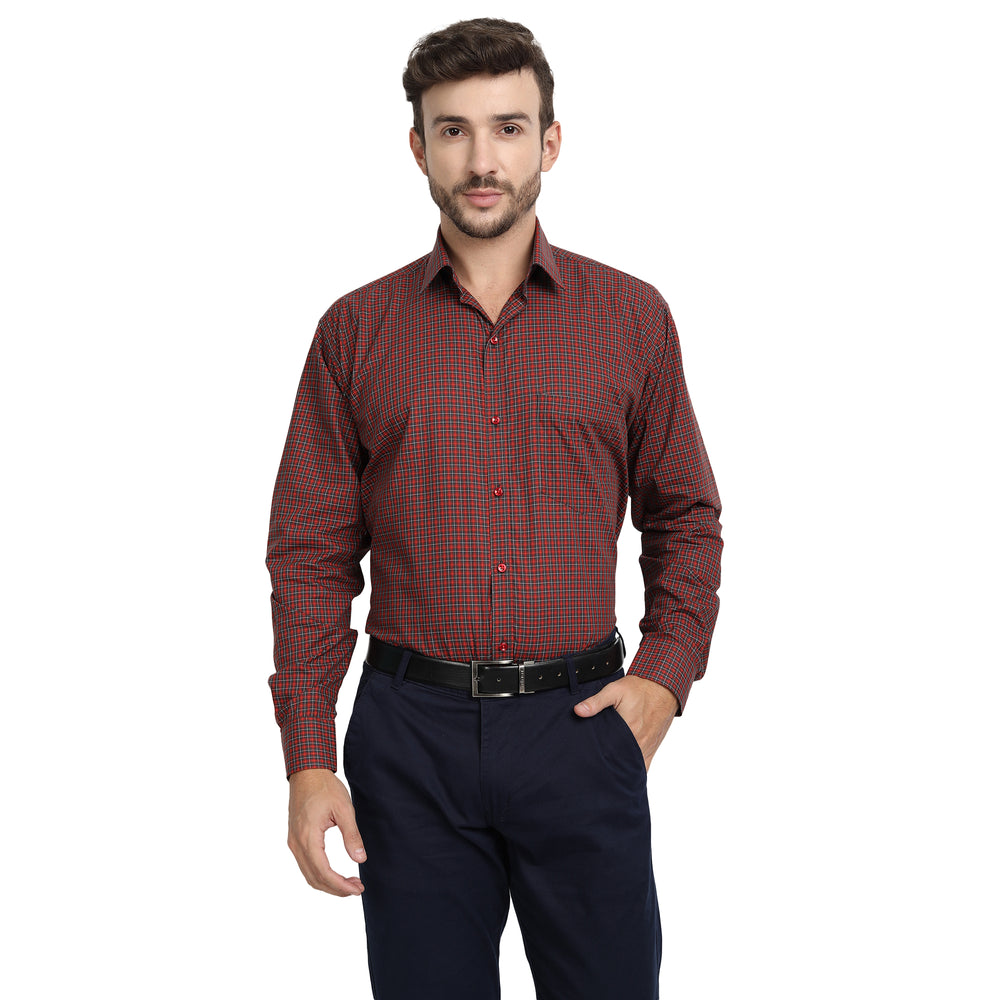 Shirt - Premium Supima Cotton - Coffee Check