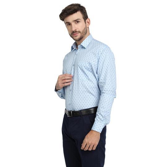 Shirt - Premium Cotton - Sky Blue Pebble