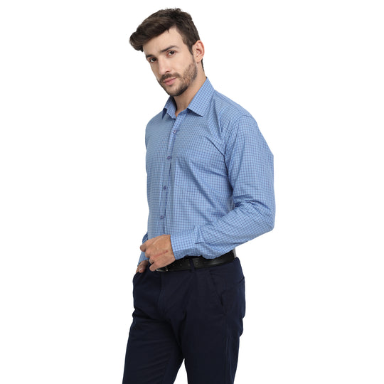 Shirt - Premium Supima Cotton - Blue Check
