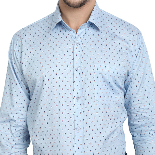 Shirt - Premium Cotton - Sky Blue Pebble
