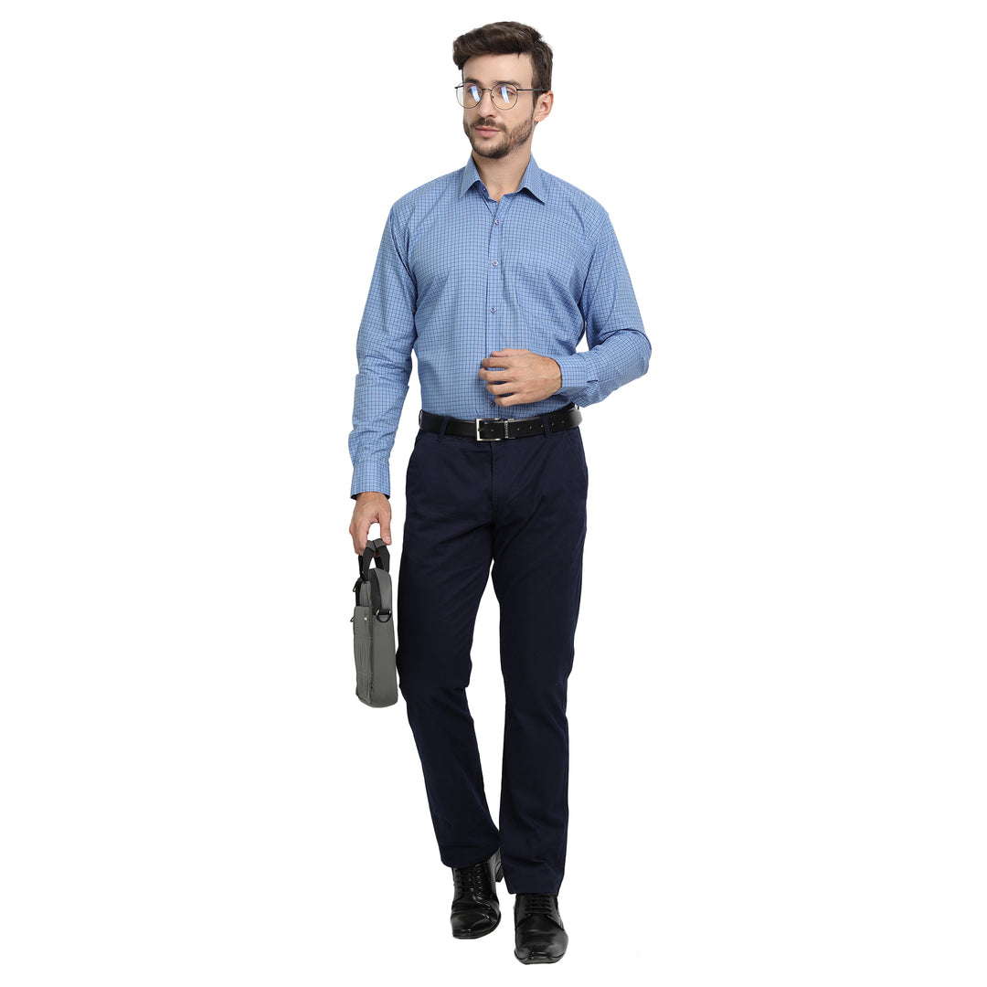 Shirt - Premium Supima Cotton - Blue Check