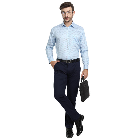 Shirt - Premium Cotton - Sky Blue Pebble