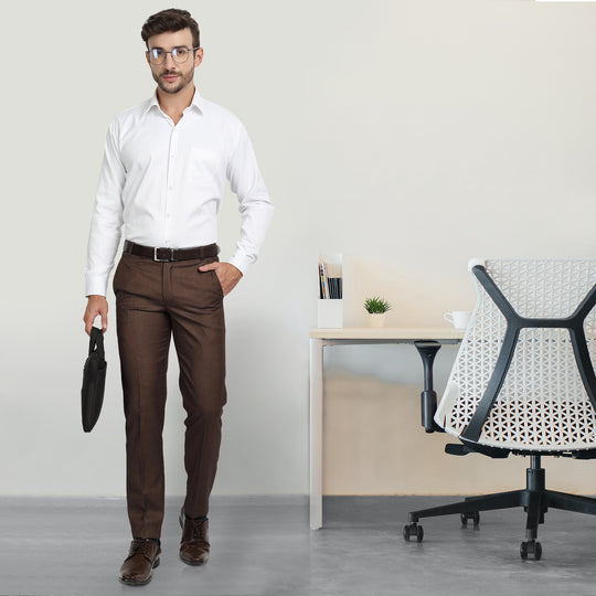 Trouser (Formal) - Brown